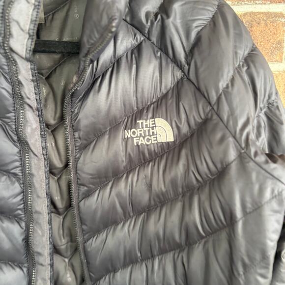 North Face Womens Summit Series Down Jacket S Black 800 Fill Coat Camp Hike - Picture 8 of 8